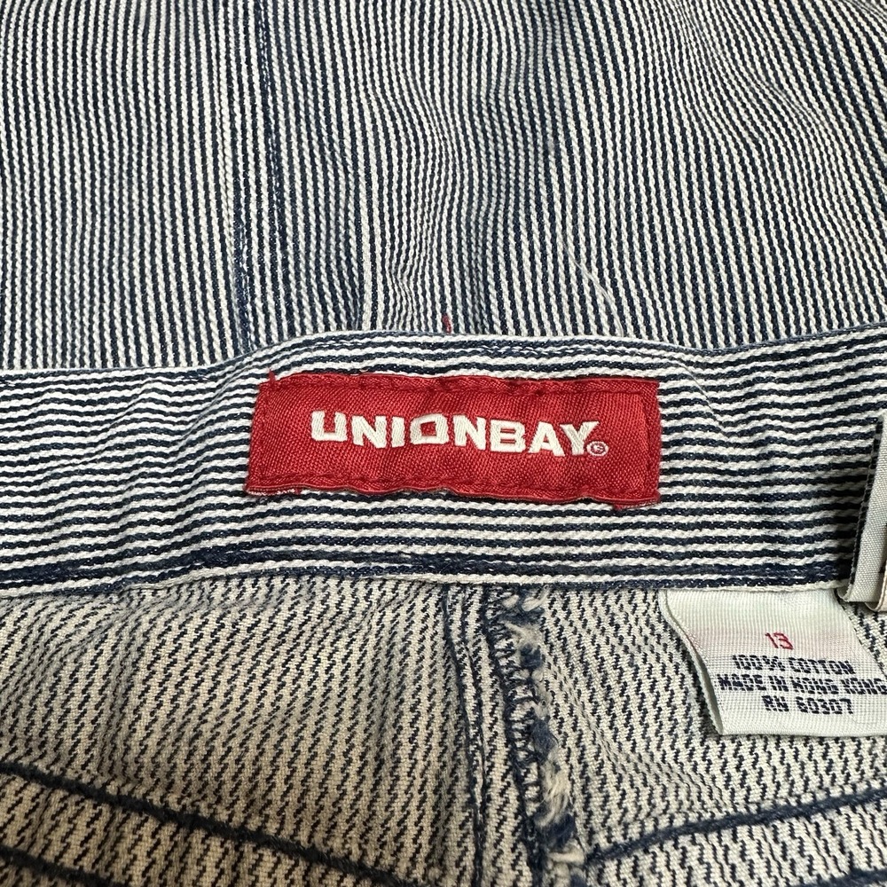 Vintage Unionbay‎ Womens Size 13 Hickory Railroad Stripe Mini Skirt Y2K - Picture 5 of 7
